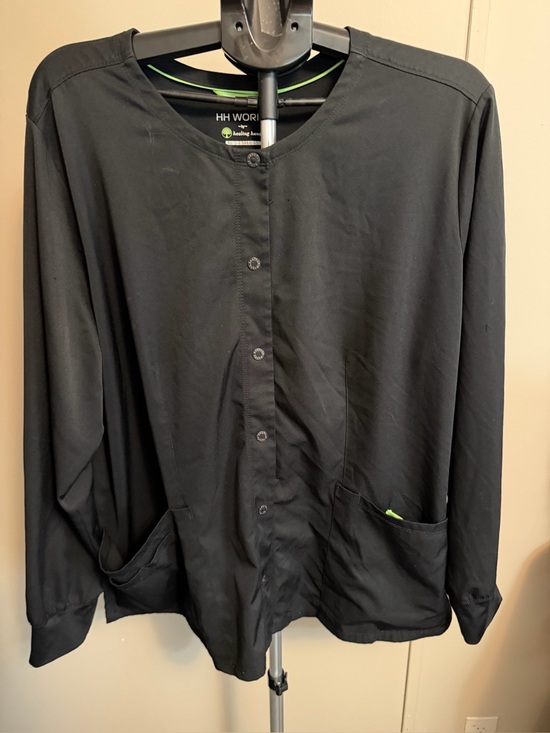 healing hands Other - HH Works by Healing Hands Megan Scrub Jacket Black 2X